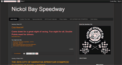 Desktop Screenshot of nickolbayspeedway.com