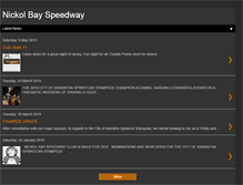 Tablet Screenshot of nickolbayspeedway.com